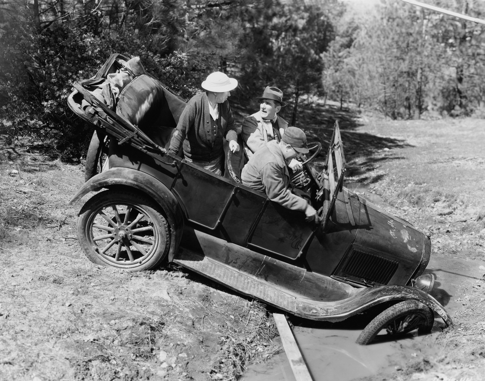 The first car accident