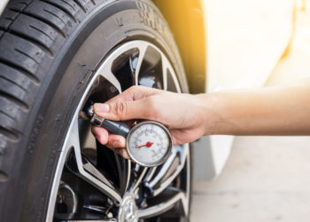 When should I check my tire pressure for regular maintenance?
